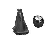 Pomello del cambio manuale a 5 6 marce, pomello del cambio per leva del cambio dell'auto, cuffia per leva del cambio, ricambio per SAAB 93 9-3 SS 2003-2012, colore: nero, a 6 velocità