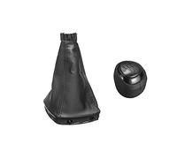 Pomello del cambio manuale a 5 6 marce, pomello del cambio per leva del cambio dell'auto, cuffia per leva del cambio, ricambio per SAAB 93 9-3 SS 2003-2012, colore: nero, a 6 velocità