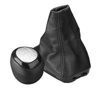 Pomello del cambio manuale a 5 6 marce, pomello del cambio per leva del cambio dell'auto, cuffia per leva del cambio, ricambio per SAAB 93 9-3 SS 2003-2012, colore: nero, a 6 velocità