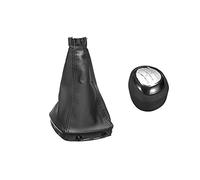 Pomello del cambio manuale a 5 6 marce, pomello del cambio per leva del cambio dell'auto, cuffia per leva del cambio, ricambio per SAAB 93 9-3 SS 2003-2012, colore: nero, a 6 velocità