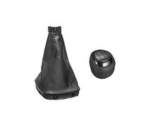 Pomello del cambio manuale a 5 6 marce, pomello del cambio per leva del cambio dell'auto, cuffia per leva del cambio, ricambio per SAAB 93 9-3 SS 2003-2012, colore: nero, a 6 velocità