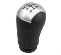 Pomello del cambio manuale a 5/6 velocità per Ford Focus 2005-2009, materiale ABS + PU, nero (5 velocità)