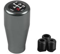 Pomello del cambio manuale a 5 marce in alluminio premium con supporto per diverse dimensioni della filettatura della leva del cambio (colore piombo)