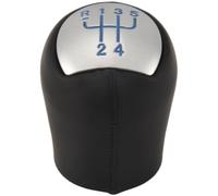 Pomello del cambio manuale a 5 marce in pelle for auto, for Renault Megane, Clio II, Twingo, Kangoo, Logan, blu.