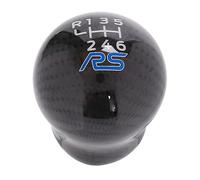 Pomello del cambio manuale in vero carbonio per Focus RS Fiesta RS, filettatura 12 mm, facile da installare, montaggio diretto, super sensazione