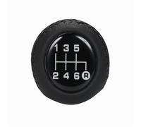 Pomello Del Cambio Manuale Per Auto, Nero, Cuciture Nere, 6 Velocità, Leva Universale, Testa A Sfera Gear Shift Pomello