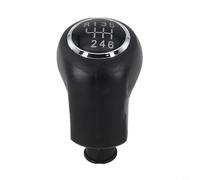 Pomello del cambio manuale per Zafira B 2005-2014, testa del cambio in pelle nera per cambio a 6 marce, ricambio interno auto (6 velocità)