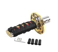 Pomello Del Cambio Manuale Universale Samurai Sword Da 10 Cm Con 4 Adattatori Per Leva Del Cambio Dell'auto Aggiornamento Degli Interni(Black-Red)