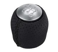Pomello del cambio per auto, leva del cambio manuale, 6 velocità, pomello del cambio manuale, pomello di ricambio per Alfa per Romeo 159 per Brera 2005-2011 (colore: bianco) (nero)