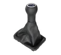 Pomello del cambio per auto per VW Coccinelle 1998-2001 2002 2003 2004 2005 2006-2009 2010, pomello di ricambio per interni in pelle, cambio manuale, grigio (normale/le noir)