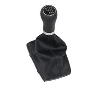 Pomello del Cambio Per Per A4 Per 8E Per B6 Per B7 2000-2008 Cromato E Pelle Pomello Del Cambio Per Auto Leva Gaitor Boot Cover Manopola Cambio Auto(8)