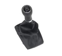 Pomello del Cambio Per Per A4 Per 8E Per B6 Per B7 2000-2008 Cromato E Pelle Pomello Del Cambio Per Auto Leva Gaitor Boot Cover Manopola Cambio Auto(4)