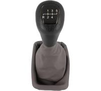 Pomello del cambio + sacco del cambio a 5 marce, adatto per MB Classe C W203, 2000 - 2007, Plug & Play, leva del cambio auto, con telaio, grigio - nero