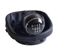 Pomello del cambio stile con bagagliaio per cambio manuale a 5 o 6 marce compatibile con Touran 2003 2010 per Caddy per Mk2 2004-2009 (sei velocità)