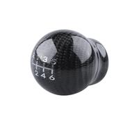 Pomello Del Cambio Universale In Fibra Di Carbonio A 5/6 Marce Leva Manuale Testa Bastone Con Adattatore Limitatore Pomello Leva Cambio(6 Speed)