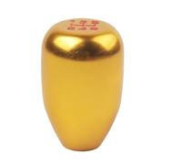 Pomello Del Cambio Universale In Lega Di Alluminio A 5 Velocità Per Auto Con Cambio Manuale E Automatico Leva Cambio(Golden)