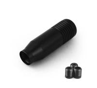 Pomello del cambio universale per auto, 8,5 cm, cambio manuale, in alluminio, esteso JDM, pomello interno (blu) (nero)