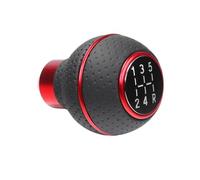 Pomello Del Cambio Universale Per Auto A 5 Velocità Per Cambio Manuale E Pomello Per Auto Con Base In Alluminio Per La Leva Del Cambio(5 speed red ring)