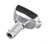 Pomello del Leva Del Cambio Automatico In Similpelle ABS Per Kia K3 K4 K5 Sportage Sorento Per Hyundai Per Elantra Santa Fe Sonata Per Opel Insignia Astra Nero 13 mm (con Foro)