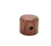 Pomello Del Potenziometro Del Volume Della Chitarra In Legno Di Ebano Rosa Con Tappo Del Potenziometro A Punti(Brown)