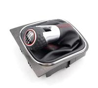Pomello della leva del cambio di ricambio per VW Golf 4 MK4 per Golf 5 per Golf 7 MK7 Pomello del cambio auto con copertura del bagagliaio Maniglia collare cassa foro 12 mm 5 6 marce pomello del