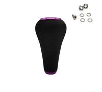 Pomello di ricambio per mulinello da pesca a tamburo e baitcasting, 57,6 x 30,5 mm, materiale EVA, leggero ed ergonomico, per pescatori (viola)