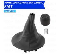 pomello cuffia leva del cambio con molla per fiat panda 169 2 serie 2003 2012