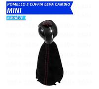 Pomello e cuffia per MINI Cooper 3/5p. (F55;F56) dal 2014 6 marce nero 183g