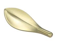 Pomello for Porta a Forma di Foglia, Maniglia for mobili Antica Europea, pomelli for cassetti, e Maniglie in Oro for da Cucina, Arredamento for la casa(75mm Length)