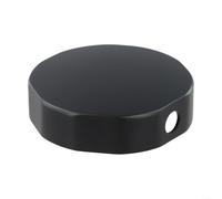 Pomello girevole per vasca da bagno, 74 mm, in ottone con finitura nera per supportare il controllo operativo e la prevenzione del trabocco