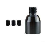 Pomello in Alluminio con Leva per sblocco Retromarcia, Pomello | Adattatore per Levierino Marcia, Finitura Nera Elegante per Interni Auto, Kit 1 Pezzo