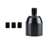 Pomello in Alluminio con Leva per sblocco Retromarcia, Pomello | Adattatore per Levierino Marcia, Finitura Nera Elegante per Interni Auto, Kit 1 Pezzo