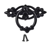 Pomello in lega anticata per cassetti e porte, stile retrò, 65 x 46 mm | Realizzato in lega di zinco, questo manico antico porta stile duraturo ai tuoi armadi e cassettiere.