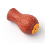 Pomello in legno tornito a mano per mulinelli e mulinelli da baitcasting, compatibile con i comuni modelli di filettatura del manico della bobina (stile E)