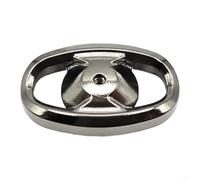 Pomello in metallo coperchio laterale per Daiwa per mulinelli serie LT tra cui Fuego, per REGAL, Revros, Legalis, Luvias, Alphas, Tatula, per ZILLION, grigio, 18,5 x 11,1 mm (1 pezzo grigio)