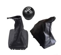 Pomello in Sintetica per Opel Corsa per A B C Pomello in Sintetica | per tigra per combo, Leva e Copri Freno a Mano, Set 3 Nero per Interni Auto