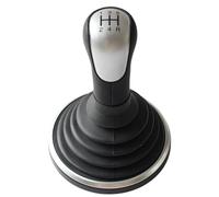 Pomello Leva 5/6 velocità Per Ford Per Fiesta MK6 Per Collegare Per Fusion 2002 2003 2004-2008 Auto Leva Pomello Cambio Ghetta Boot caso copertura Auto Pomello Cambio Marce(Colore:Silver Pen and Case)