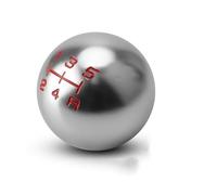 Pomello Leva Asta Cambio Per Civic Per City Per FD2 Per FN2 Per EP3 Per TYPE Per R Per DC2 Per DC5 Alluminio 5 6 Velocità Matte Ball Shape Pomello Del Cambio(5speed SL)