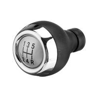 POMELLO LEVA CAMBIO 5 MARCE CROMATO NERO PER MINI COOPER R55 R56 R60 R61 F55 F56