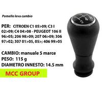 POMELLO LEVA CAMBIO 5 MARCE PER Citroën C3 DAL 2002 AL 2009