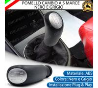 POMELLO LEVA CAMBIO ALFA ROMEO 147 5 MARCE GRIGIO ABS SPECIFICO