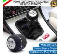 POMELLO LEVA CAMBIO ALFA ROMEO 166 5 MARCE IN SIMILPELLE NERO SPECIFICO