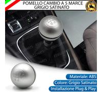 POMELLO LEVA CAMBIO ALFA ROMEO GIULIETTA 5 MARCE GRIGIO SATINATO ABS SPECIFICO