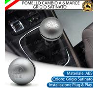 POMELLO LEVA CAMBIO ALFA ROMEO GIULIETTA 6 MARCE GRIGIO SATINATO ABS SPECIFICO