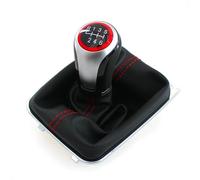 Pomello Leva Cambio Compatibile con Golf 7 MK7 2013-2018 LHD con copertura della cuffia della leva manuale 5 6 per la parte di ricambio interna della manopola del cambio per