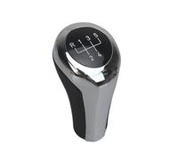 Pomello Leva Cambio con Cuffia Per BMW Per Serie 1 3 5 6 Per E30 E36 E39 E46 X5 E53 E60 E63 X3 E83 X1 E84 E90 E91 Pomello Del Cambio Cromato(Chrome 5Speed)