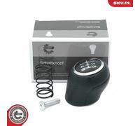 Pomello leva cambio cromo/nero 63SKV125 ESEN SKV per VW TRANSPORTER T5 Autobus