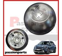 POMELLO LEVA CAMBIO FIAT 500X 5 MARCE CALOTTA SATINATA UGUALE ALL'ORIGINALE