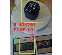 POMELLO LEVA CAMBIO FIAT PANDA 312 DAL 2012 + LENTE NERA LUCIDA COME L'ORIGINALE