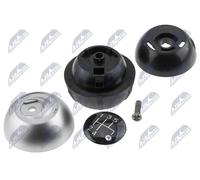 NTY POMELLO LEVA CAMBIO FIAT 500C ABARTH 2007-/MATTE SILVER-BLACK CAP-5 SPEED/